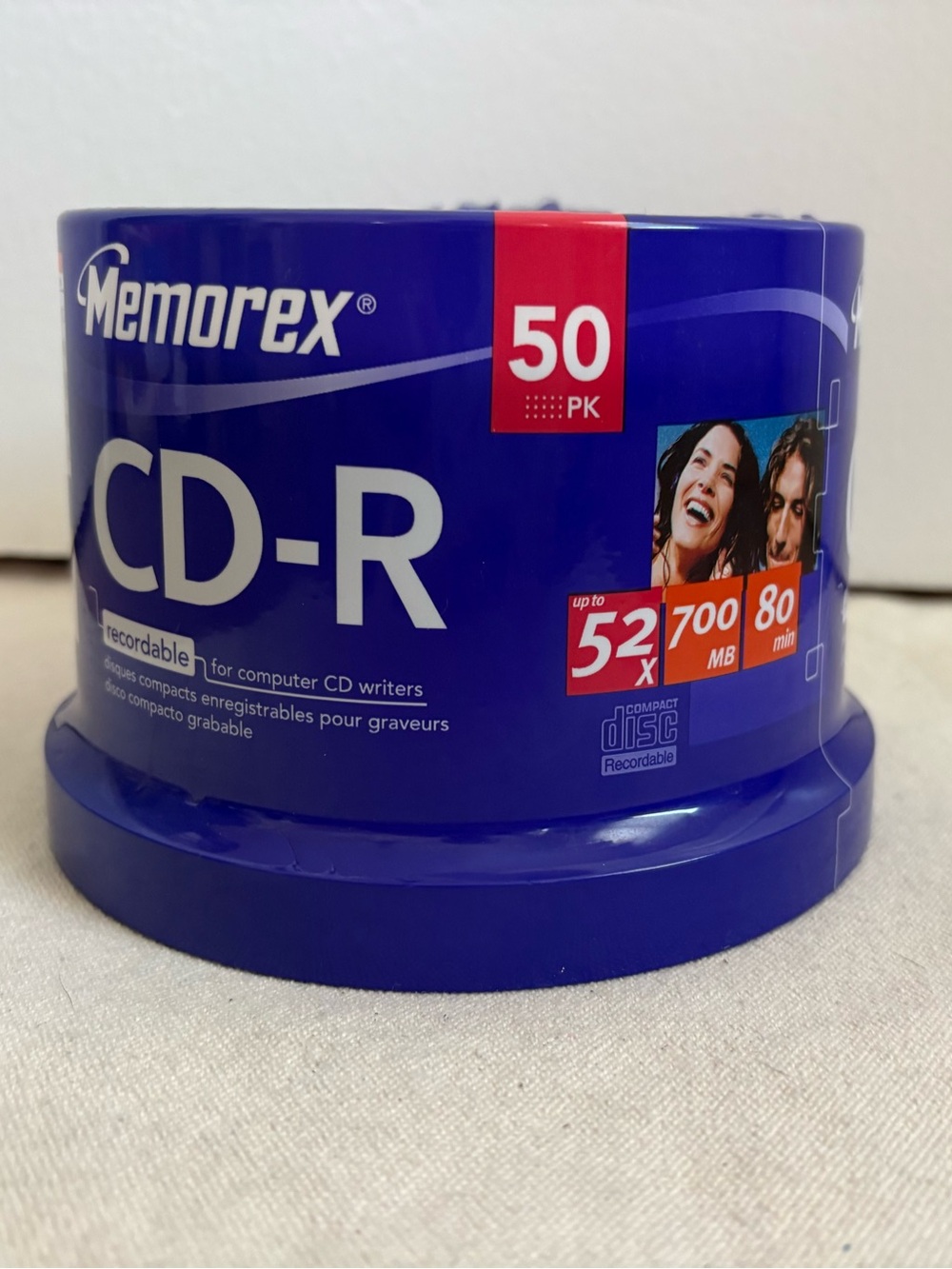 Memorex CD-R Recordable Discs 50 Pack 700MB 80 Min 52x Spindle